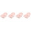 4Pièces Hamster Rose Résistante Pour 6
