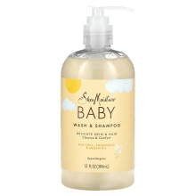 SheaMoisture, Παιδική Λουράκι & Σαμπουάν, Φυσική Σέιχα, Καμώμη & Αργανέλαιο, 13 fl oz (384 ml)