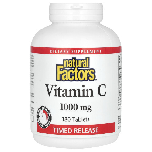 Natural Factors, Vitamine C, Time Release, 1,000 mg, 180 Tabletten