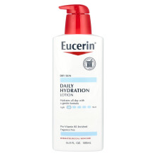 Eucerin, Daily Υδρατομήωση Λοτιόν, Without Fragrance, 16.9 fl oz (500 ml)