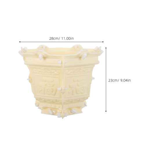 Molde de silicone hexagonal para vaso de flores 1