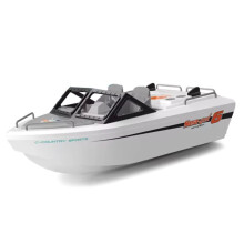 1/12 Rc Boat 2.4G Remote Control Brushless Go Kart Jet High Speed Racing Boat Model Electric Control Speedboat White