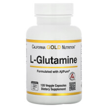 California Gold Nutrition, L-Glutamiini, AjiPure, 120 kasviskapseli
