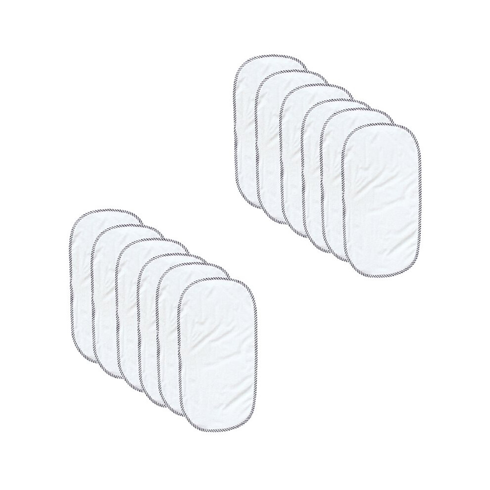 12 Pack Baby Waterproof Changing Pad Liners - Washable Reusable Changing Table Cover Liners Double, Portable Diaper Pads Brecantia