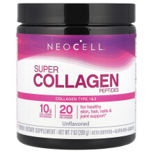 NeoCell, Grassfed Collagen Peptides, Unflavored, 7 oz (200 g)