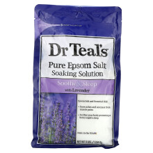 Dr. Teal's, Solução de Sal de Epsom para Banho, Lavanda, 3 lbs (1,36 kg)