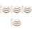 12Pièces Tambourins Main Bois Pour Percussion Éducation Et Performance 5