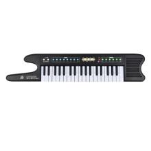 37Key Portable Electronic Keyboard Piano with Mic, Dual Power, 8 Tones, 6 Rhythms, 10 Demos, and Strap for Beginners