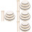 12Pièces Tambourins Main Bois Pour Percussion Éducation Et Performance 8