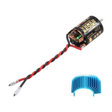 Moteur à Balais 540 Étanche avec Dissipateur Thermique pour Voiture RC Crawler 1/10 pour Axial SCX10 AXI03007 TRX4 pour Redcat Gen8 45T