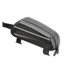 Sacoche Avant Rigide pour Vélo 0,8 L en EVA Étanche - Sacoche de Cadre pour Vélo de Route - Accessoires de Rangement pour Vélo