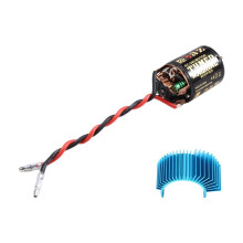 Moteur à Balais 540 Étanche avec Dissipateur Thermique pour Voiture RC Crawler 1/10 pour Axial SCX10 AXI03007 TRX4 pour Redcat Gen8 35T