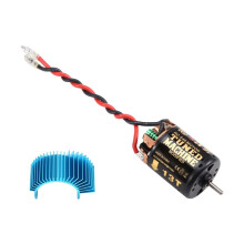 Moteur à Balais 540 Étanche avec Dissipateur Thermique pour Voiture RC Crawler 1/10 pour Axial SCX10 AXI03007 TRX4 pour Redcat Gen8 13T
