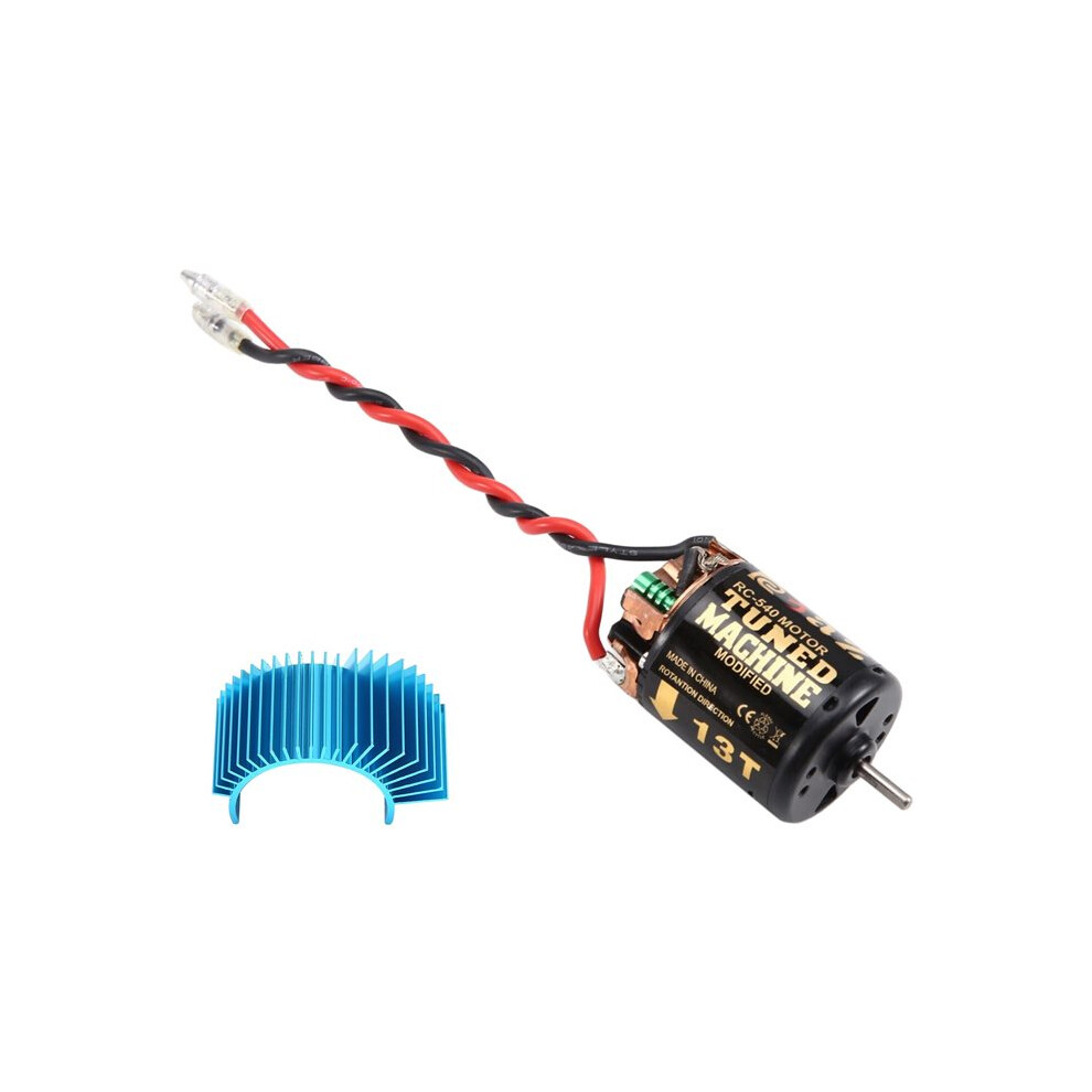 540 Brushed Motor Waterproof With Heat Sink For 1/10 Rc Car Crawler Axial Scx10 Axi03007 Trx4 Redcat Gen8 13T 4711801866622