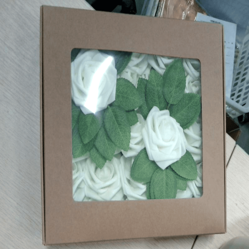 25-Pack Real-Touch Foam Roses with Stems 2