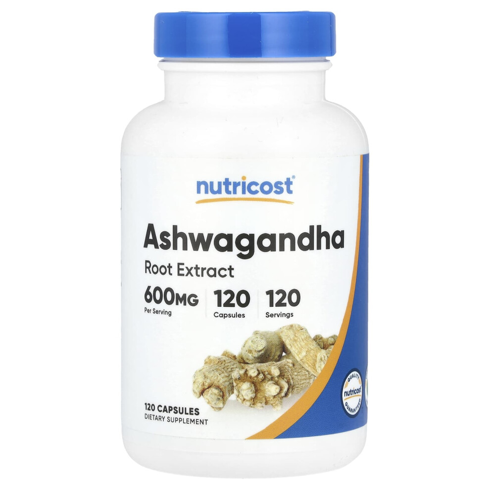 Nutricost , Ashwagandha Root Extract, 600 Mg, 120 Capsules