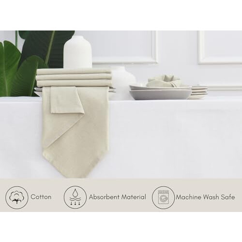 Servetter i bomull, 45x45 cm, 12-pack 1