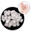 Onzichtbare elastische haarnetjes, wit, 20 stuks 4