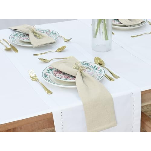 Servetter i bomull, 45x45 cm, 12-pack 2