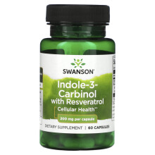 Swanson, Indolo-3-Carbionolo con Resveratrol, 200 mg, 60 Capsule