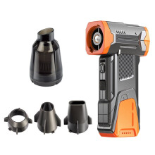 Turbo Jet Fan 130000RPM Brushless 8000mah Powerful Snow Blower High-Speed Dust Fan Handheld Turbo Jet Fan Orange
