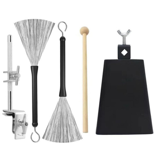 6 Inch Koebel en Koebelklem, Koebelhouder, Percussieaccessoire, Verstelbare Trommelkoebelhouder 1