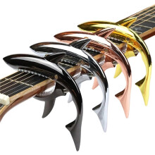 4-Delige Metalen Capo voor Akoestische en Elektrische Gitaar, met Clip voor Toonvariatie, Gemaakt van Zinklegering, Accessoires voor