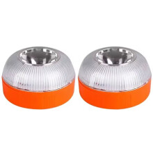 Magnetyczna Migająca Lampa Awaryjna do Samochodu, Światło Ostrzegawcze, Zasilanie Bateryjne, do Użytku na Zewnątrz, na Kempingu