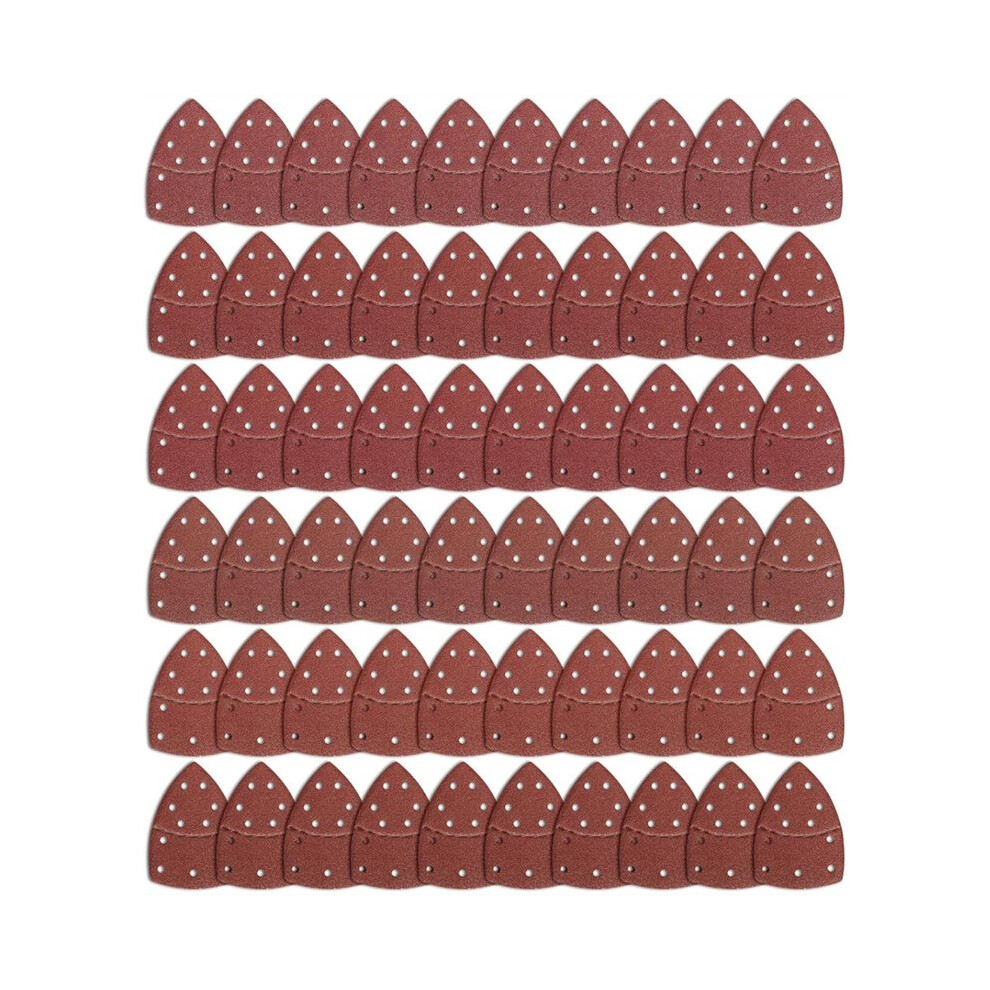 60Pcs Sanding Sheets,11-Hole Mouse Sandpaper Sheets Compatible With Multi-Sander Psm 100A/200 Aes/Psm 18 4712536708270