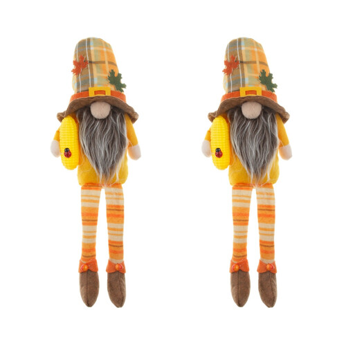 2St Duurzame Herfstkabouter Decor Voor Feesttafel 1