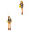 2St Duurzame Herfstkabouter Decor Voor Feesttafel 3