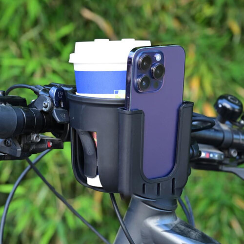 Universal stroller cup and phone holder adjustable for 1
