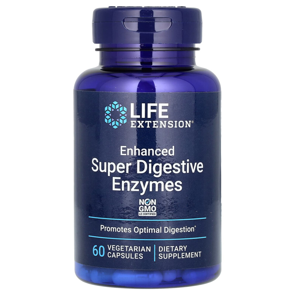 Life Extension Enhanced Super Digestive Enzymes - 60 Vcaps