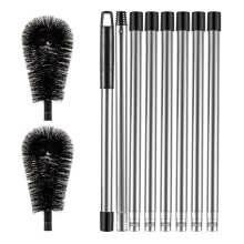 Gutter Cleaning Tools From Ground - Long Adjustable Gutter Cleaner & Brush, Rain Gutter Cleaning Tool for Easy Clean
