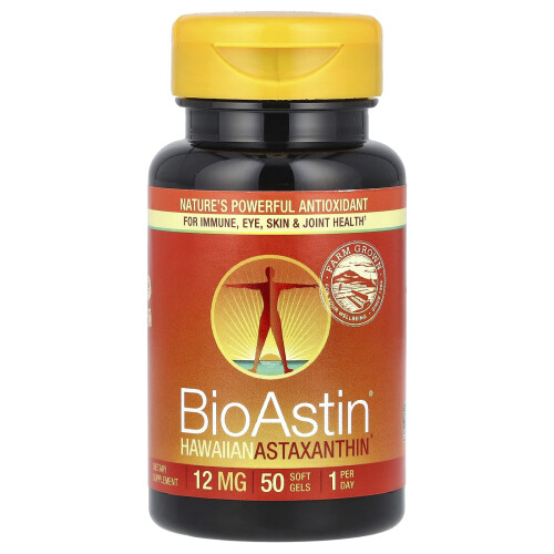 Nutrex Hawaii, BioAstin, Χαβανέζικη Astaxanthin, 12 mg, 50 Μυξώματα