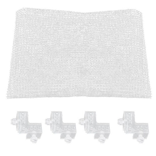 Aquarium Fish DIY Net Anti-Escape Net Replacement Net Clear Mesh Netting Fish Tank Anti-Jumping Net