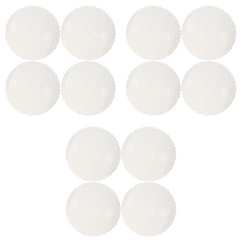 12Pièces Support Gâteau Rigide Plateau Servir Réutilisable 2