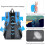 36-Liter-Wanderrucksack, Unisex, wasserdicht, blau 6