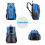 36-Liter-Wanderrucksack, Unisex, wasserdicht, blau 8