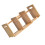 2Pièces Support Livres Bambou , Ajustable, Rangement 2