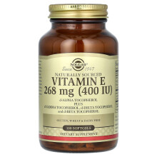 Solgar, Vitamina E Sorgente Naturale, 100 Softgels