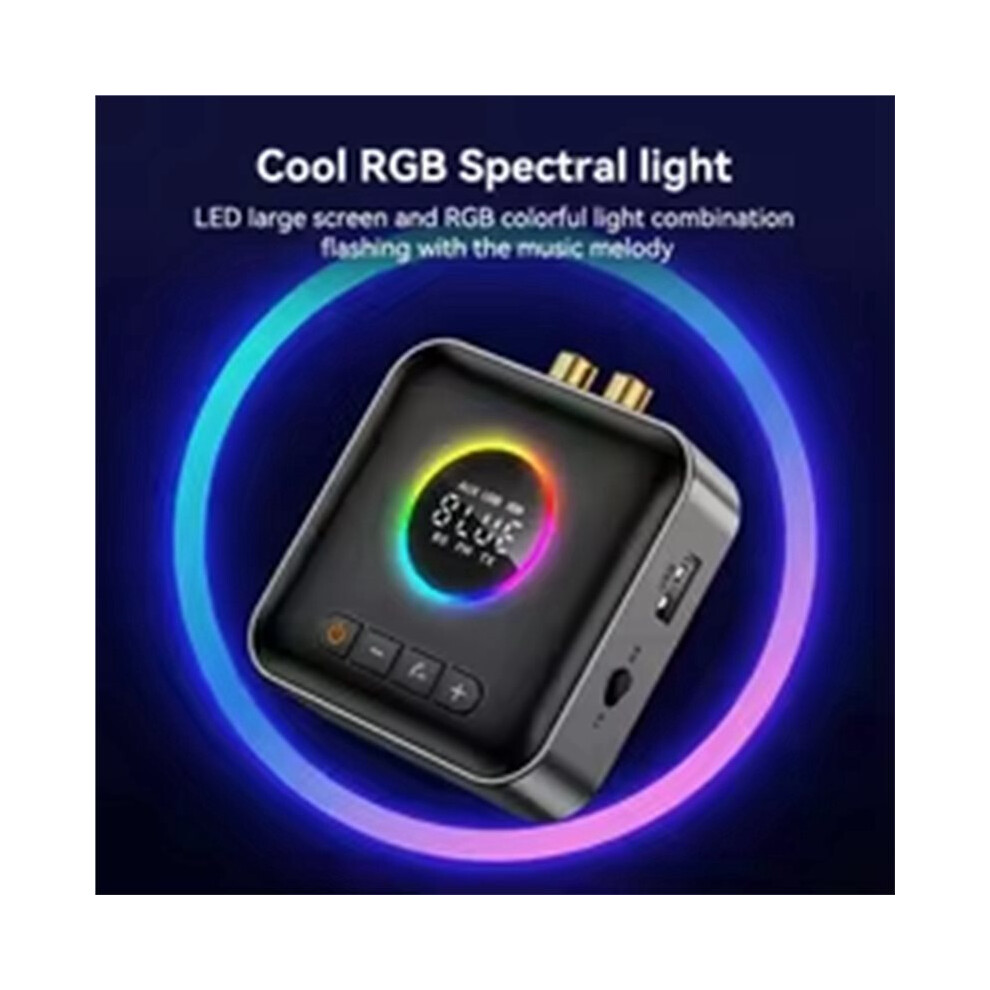 6.0 Transmitter Receiver Fm Modulator Transmitter 3.5Mm Aux Stereo Music Led Display With Mic 4713632073996