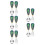 5Ensembles Ensemble Couverts Bébé Acier Inoxydable Fourchette 4