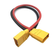 Conector de Encaixe para Bateria LiPo de Drone XT90, Plugue XT90H, Cabo de Silicone de 1 M e 10 AWG, Macho para Fêmea