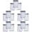 180Pièces Ensemble Blanche Pour Nettoyage Salles De Bain 8