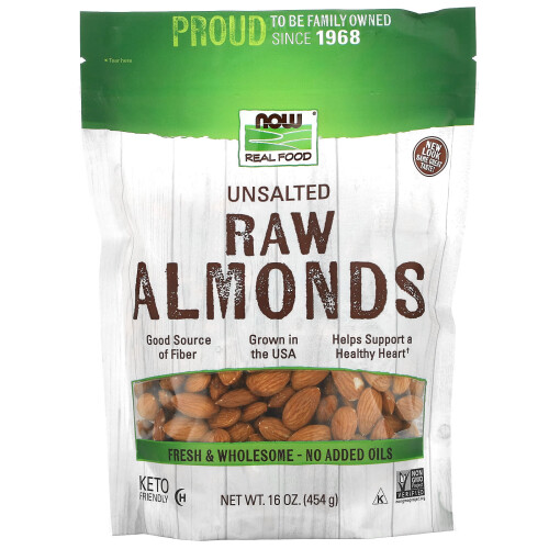 NOW Foods Almendras Crudas, Sin Sal