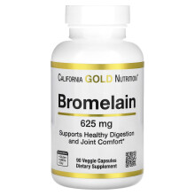 California Gold Nutrition, Bromelan, 625 mg, 90 vegane Kapseln