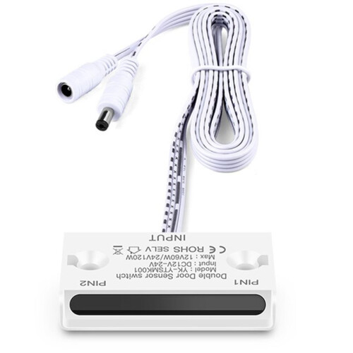 Door Sensor Control  DC12V-24V Double Side Induction for LED Strip /Bar Light Cabinet Wardrobe Closet Cupboard B 1