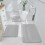 Ensemble de tapis de bain absorbant, doux et antidérapant 3 pièces 4