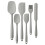 Silikonspatel-Set, Lebensmittelechter Gummispatel mit Ergonomischem Griff, Hitzebeständiges Silikonspatel-Set 1